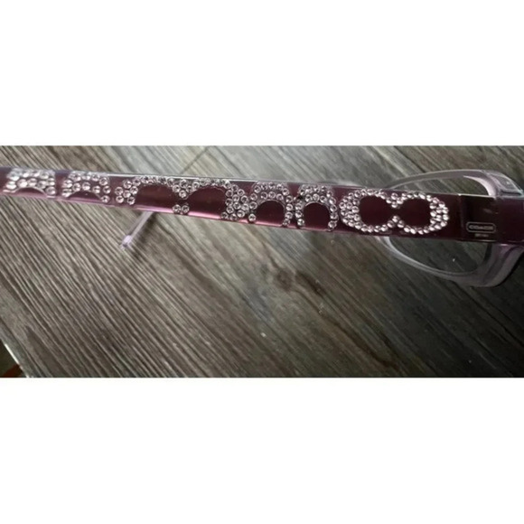 Coach Twila Brown/Lilac Eyeglasses - Picture 6 of 7